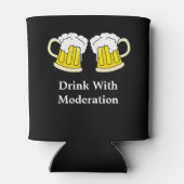 Trinken mit Mäßigung Dosenkühler (Rückseite)