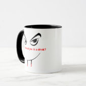 Trinken mit Vampir Tasse (Vorderseite Links)
