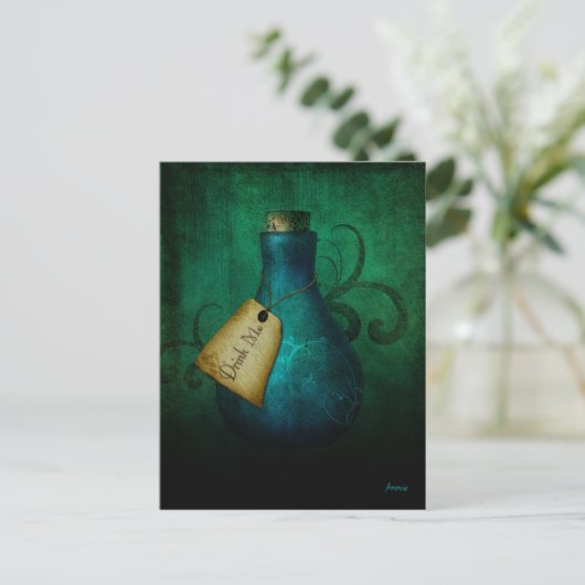 Trinken Postkarte (Stehend Vorderseite)