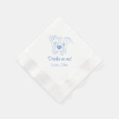 Trinken Sie auf mich! Boxer Wedding Napkins Serviette (Ecke)