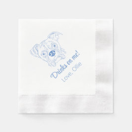 Trinken Sie auf mich! Boxer Wedding Napkins Serviette