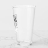 Trinken Sie betrunken getrunken | Funny Glas (Links)