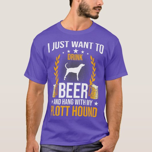 Trinken Sie Bier und halten Sie mit meinem Hund au T-Shirt (Vorderseite)