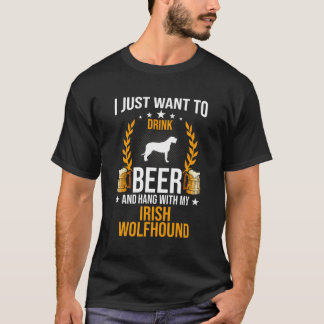 Trinken Sie Bier und halten Sie mit meinem irische T-Shirt