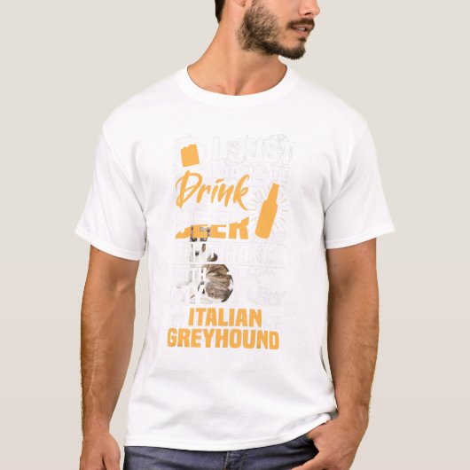 Trinken Sie Bier und hängen Sie mit meinem italien T-Shirt (Vorderseite)