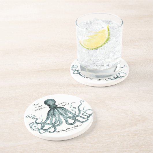 Trinken Sie den wilden Luft-Untersetzer Getränkeuntersetzer (Seite)