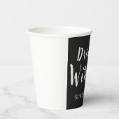 Trinken Sie die Hexen Funny Halloween Schwarz Pappbecher (Rechts)