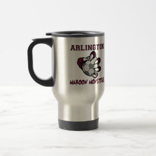 Trinken Sie die Maroon Monster Reisebecher