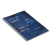 Trinken Sie die wilde Luft-Emerson-Zeitschrift Notizblock (Rechte Seite)