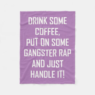 TRINKEN SIE EINEN KAFFEE... FLEECEDECKE