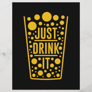 Trinken Sie einfach Bier