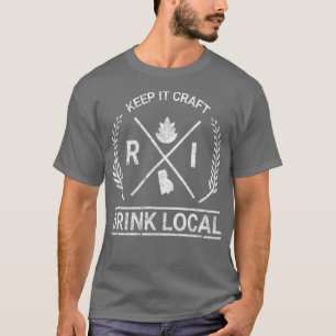 Trinken Sie einheimische Rhode Island Vintages Kun T-Shirt