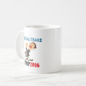 Trinken Sie einige liberale Risse! Kaffeetasse (Vorderseite Links)