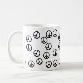 Trinken Sie Frieden-Gefüllten Kaffee! Kaffeetasse (Links)