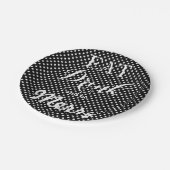 Trinken Sie Getränke und seien Sie Merry Paper Pla Pappteller (Schrägansicht)