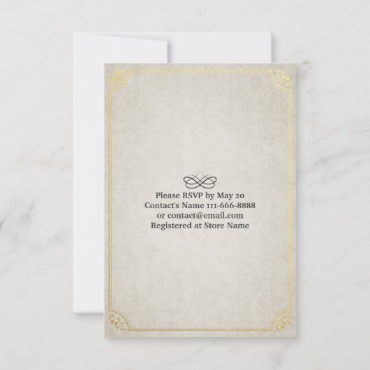 Trinken Sie Getränke und seien Sie Verheiratet Dam Einladung (Rückseite)