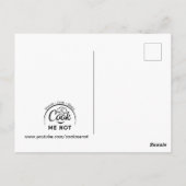 Trinken Sie grüne Smoothie und machen Sie Ihren Ta Postkarte (Rückseite)