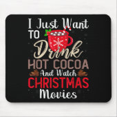 Trinken Sie heiße Schokolade und genießen Sie die  Mousepad (Vorne)