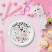 Trinken Sie Hexen Cocktail Halloween Brautparty Pappteller (Party)