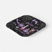 Trinken Sie Hexen Cocktails und KostümHalloween Pappteller (Gewinkelt)