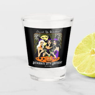 Trinken Sie Hexen Erwachsenen Halloween Geburtstag Schnapsglas