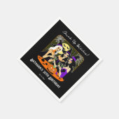 Trinken Sie Hexen Erwachsenen Halloween Geburtstag Serviette (Ecke)