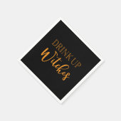 Trinken Sie Hexen Funny Halloween Napkins Serviette (Ecke)