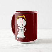 TRINKEN SIE IHR GLAUBEN. TÄTIGEN SIE WIE EIN TIEF. TASSE (Vorderseite Links)