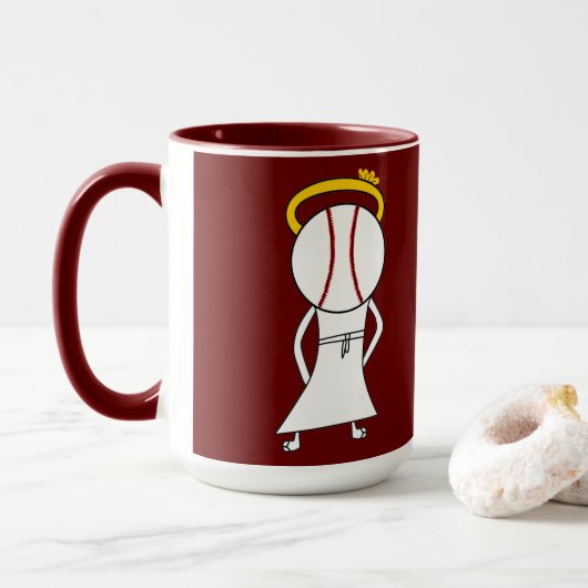 TRINKEN SIE IHR GLAUBEN. TÄTIGEN SIE WIE EIN TIEF. TASSE (Mit Donut)