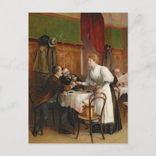 Trinken Sie ihre Gesundheit Postkarte (Vorderseite)