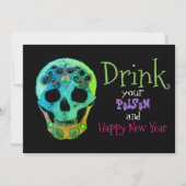 Trinken Sie Ihre Tränke und freuen Sie sich auf di Einladung (Vorderseite)