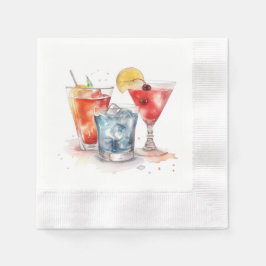 Trinken Sie Ihren Drink bei Cocktail Napkins Serviette