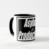 Trinken Sie Ihren Kaffee mit Asyl!! Tasse (Vorderseite Links)
