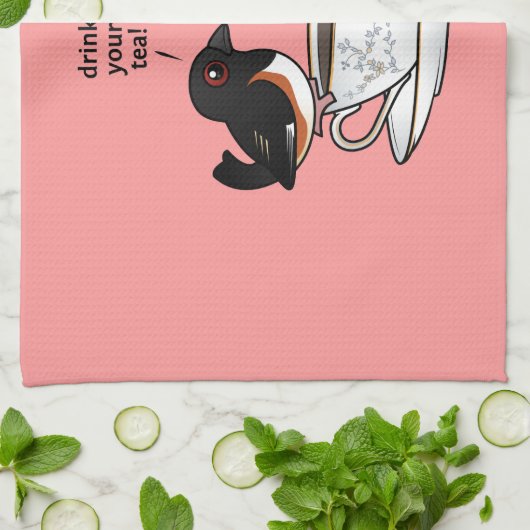 Trinken Sie Ihren Tee! Handtuch (Gefaltet)