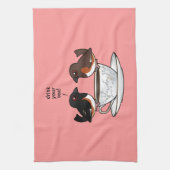 Trinken Sie Ihren Tee! Handtuch (Vertikal)