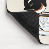 Trinken Sie Ihren Tee! Mousepad (Ecke)