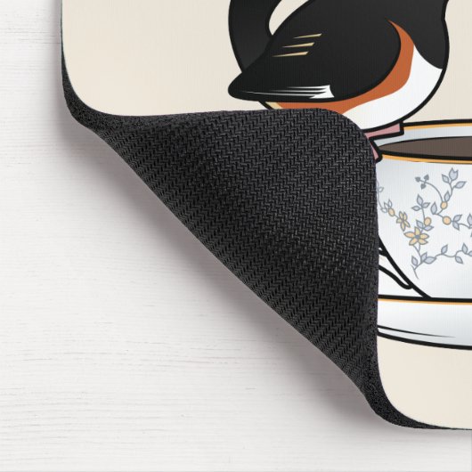 Trinken Sie Ihren Tee! Mousepad (Ecke)