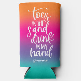 Trinken Sie in meiner Hand Niedlichen Text Design  Selters Dosenkühler