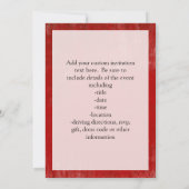 Trinken Sie Kaffee und machen Sie weiter, behalten Einladung (Rückseite)