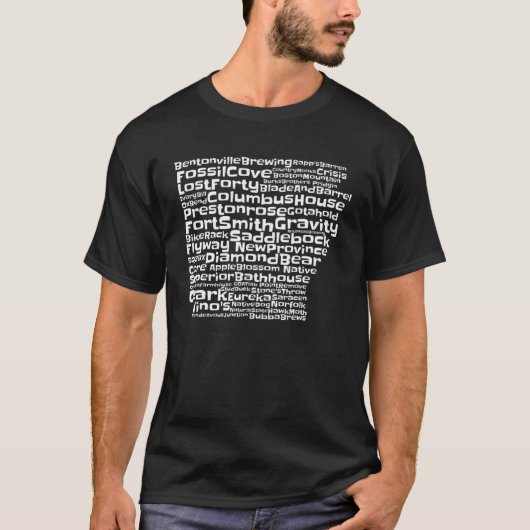 Trinken Sie lokale Arkansas Brauereien T-Shirt (Vorderseite)