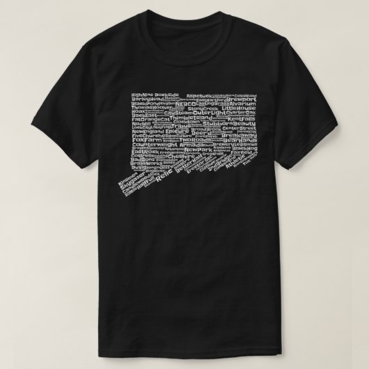 Trinken Sie lokale Brauereien aus Connecticut T-Shirt (Design vorne)