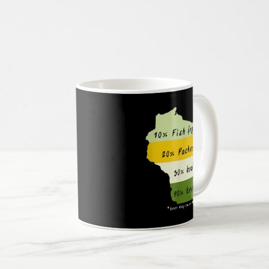 Trinken Sie lokale Wisconsin Bier trinken Kaffeetasse (VorderseiteRechts)