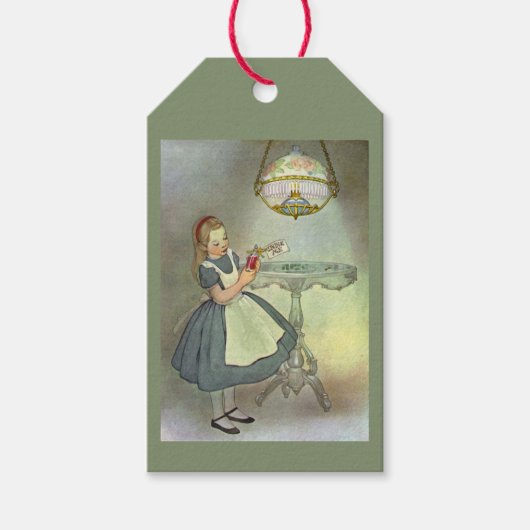 Trinken Sie mich 2 Geschenkanhänger (Vorderseite)