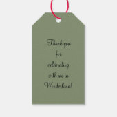 Trinken Sie mich 2 Geschenkanhänger (Rückseite)