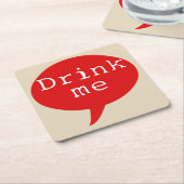 TRINKEN SIE MICH! (6) Untersetzer (angewinkelt)