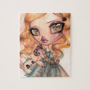 Trinken Sie mich - Alice im Wunderland durch Puzzle