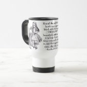 Trinken Sie mich! Alice im Wunderland-Tasse Reisebecher (Vorderseite Links)