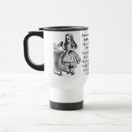 Trinken Sie mich! Alice im Wunderland-Tasse Reisebecher