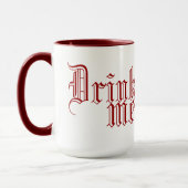 Trinken Sie mich Alice-Tasse Tasse (Links)