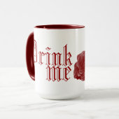 Trinken Sie mich Alice-Tasse Tasse (Vorderseite Links)